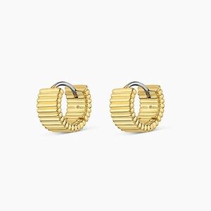 GORJANA - Catalina Gold Hoop Huggie Earrings
